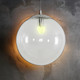300mm Sphere Clear Glass Shade Pendant Light With Chrome Metalware E27 IP20 25W 300mm Sphere Clear Glass Shade Pendant Light With Chrome Metalware E27 IP20 25W