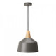 Medium Matt Grey Pendant Light E27 Medium Matt Grey Pendant Light E27