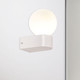 Wall Light White Steel Opal Diffuser G9 IP44 4W 4000K 400lm Wall Light White Steel Opal Diffuser G9 IP44 4W 4000K 400lm