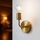 Modern Wall Light Brushed Brass E27 60W 240V Modern Wall Light Brushed Brass E27 60W 240V
