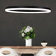 Pendant Light Black Metal Ring 60cm Tri-CCT 24W 1200lm IP20 Pendant Light Black Metal Ring 60cm Tri-CCT 24W 1200lm IP20