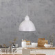 Pendant Light White 35cm E27 60W Industrial Pendant Light White 35cm E27 60W Industrial