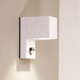 Down Wall Light White GU10 35W IP54 With Sensor Down Wall Light White GU10 35W IP54 With Sensor