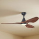 132cm 52-inch Black-Walnut DC Ceiling Fan With Light Remote Control Blade 31W 132cm 52-inch Black-Walnut DC Ceiling Fan With Light Remote Control Blade 31W