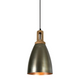 Pendant Light Zinc Iron and Timber 24cm E27 Pendant Light Zinc Iron and Timber 24cm E27