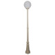 Siena 30cm Sphere Tall Post - Beige Finish / E27 Siena 30cm Sphere Tall Post - Beige Finish / E27