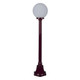 Siena 25cm Sphere Short Post - Burgundy Finish / E27 Siena 25cm Sphere Short Post - Burgundy Finish / E27