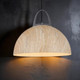 Timber Pendant Light Natural oak Dome Timber Pendant Light Natural oak Dome