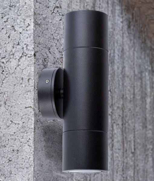 Up Down Light Refined Cylindrical 12V 60mm 40W Black | Lighting Style