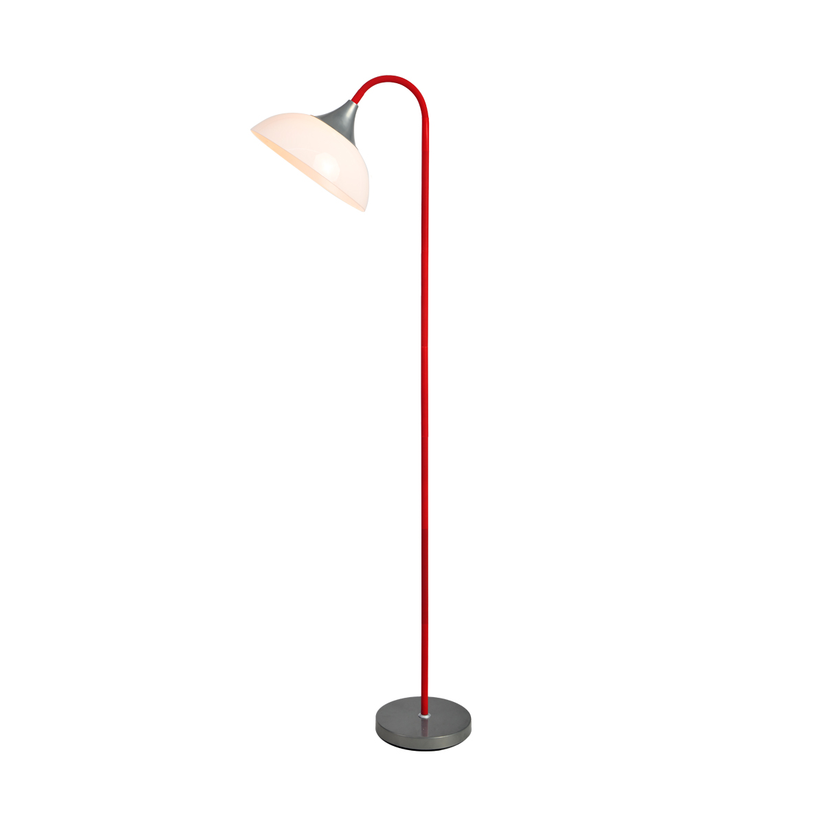 Red and black floor shop lamp