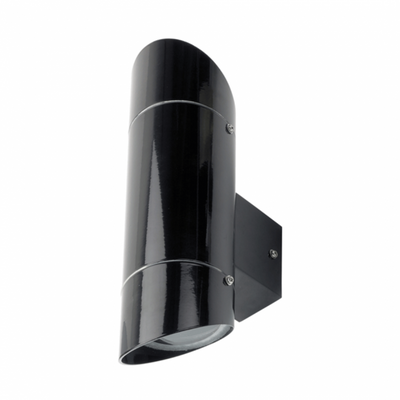 Up Down Gloss Black GU10 IP54 | Lighting Style