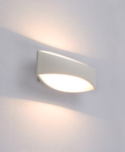Charming LED Up Down Interior Wall Light Aluminium | Lighting Style