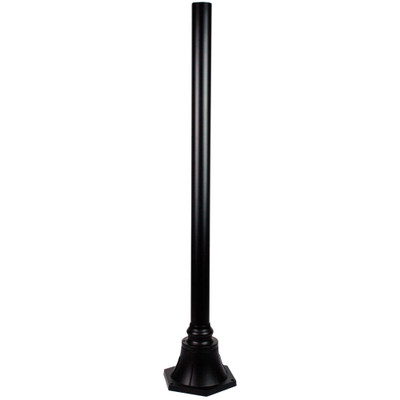 Light Post Rfa Light Post Black Aluminium 60mm x 1800mm | Lighting Style