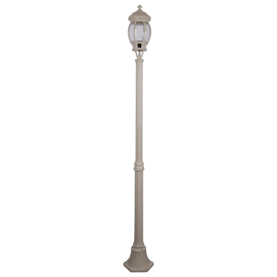 Period Single Head Medium Post Light - Beige Finish B22 Made In Italy ...