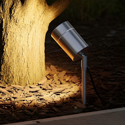 Oriel ACCENT - 20W Premium DIY Garden Steel Spike Spot Light IP54 12V
