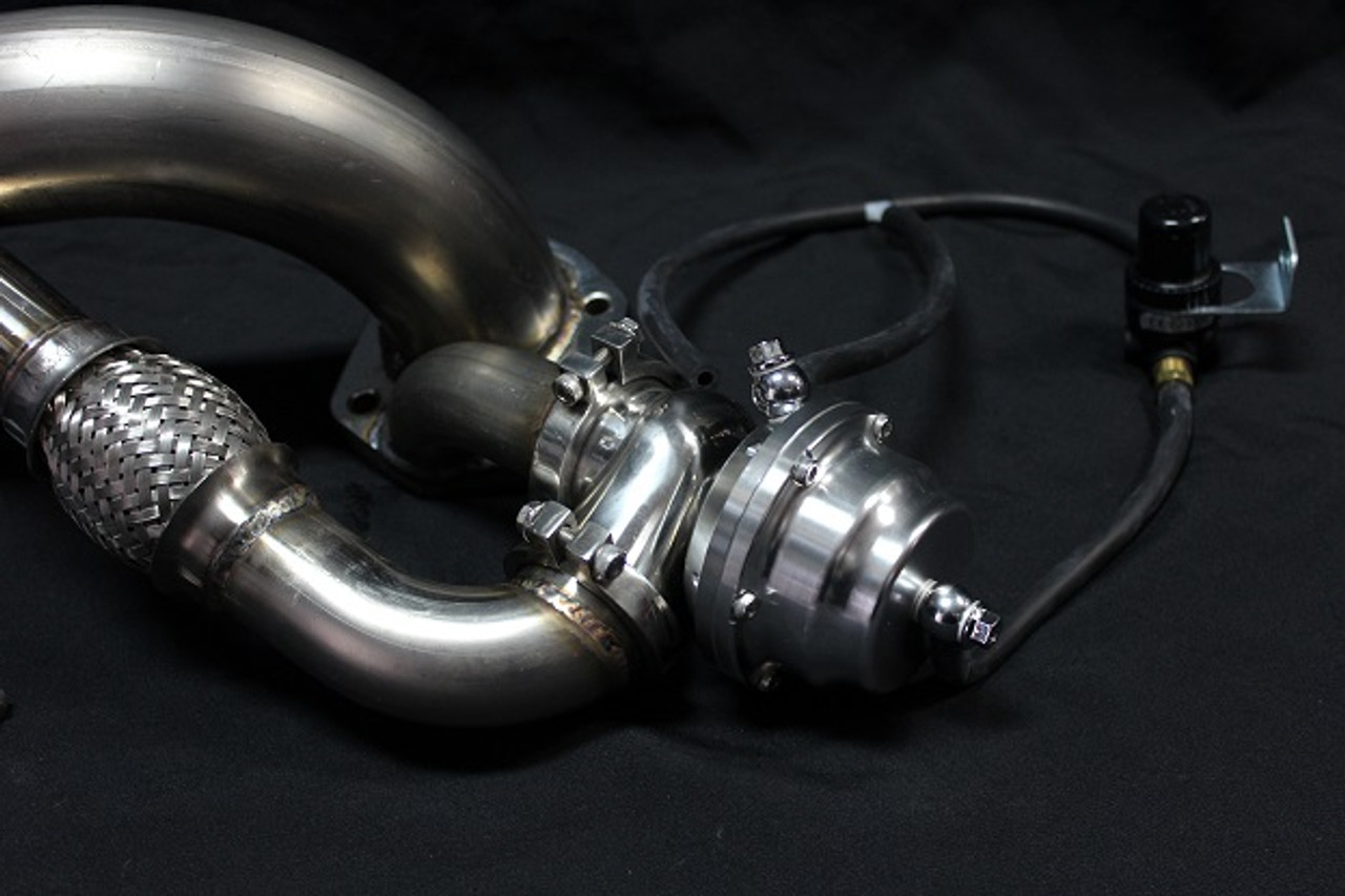 3" Down Pipe with a 46mm Wastegate and Boost controller Combo
