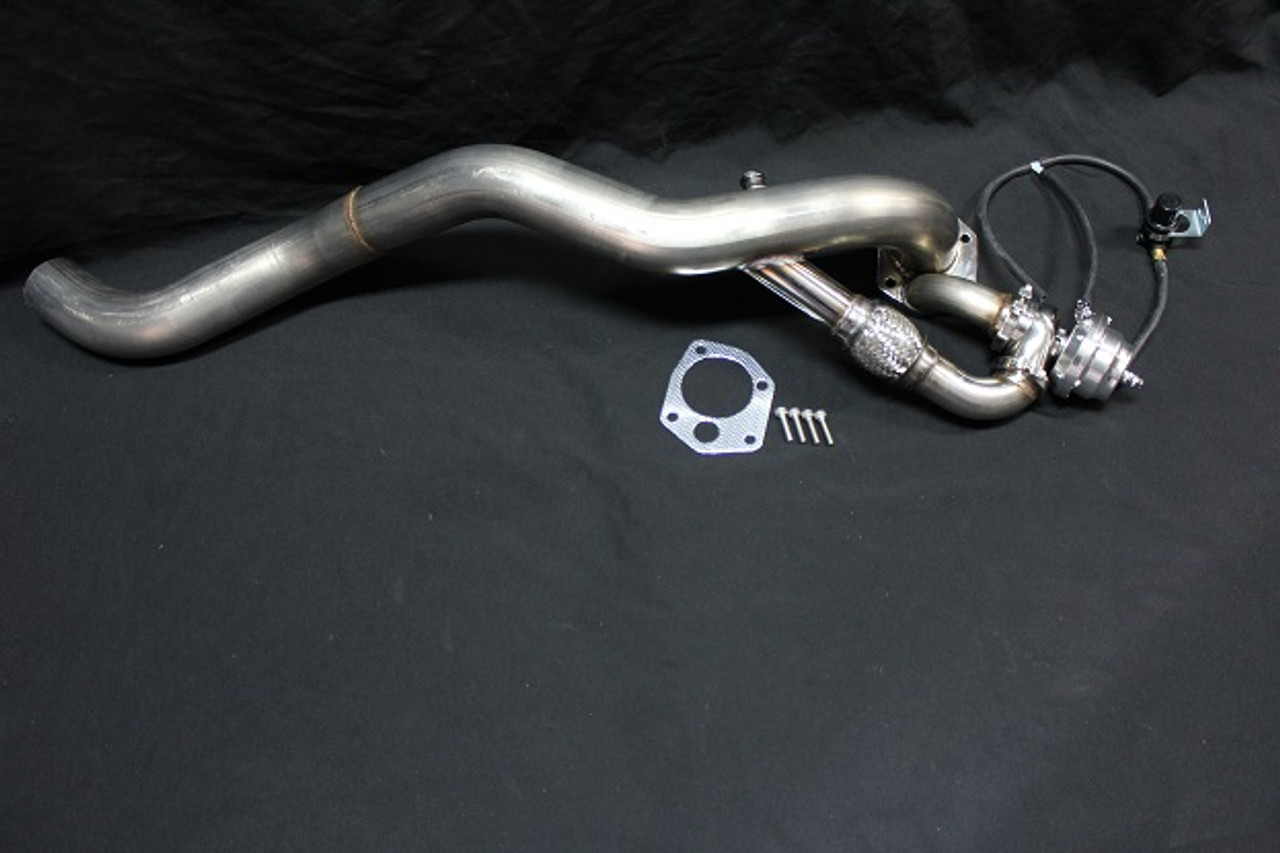 3" Down Pipe with a 46mm Wastegate and Boost controller Combo