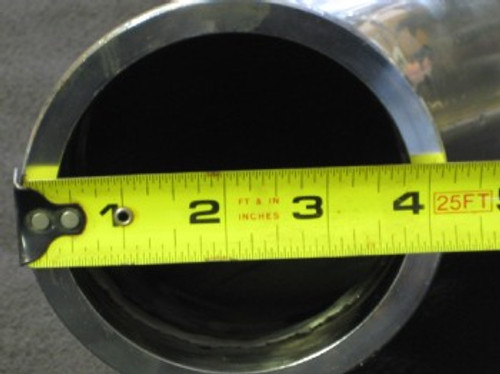 3.5" Downpipe with V-Band flange 3.5" Downpipe with V-Band flange