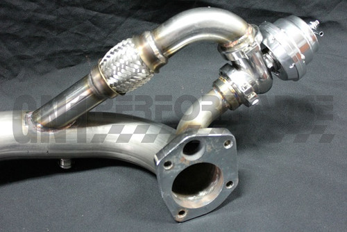 3" Downpipe with a V-Band 46mm External Wastegate 3" Downpipe with a V-Band 46mm External Wastegate