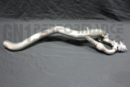 3" Downpipe with a V-Band 46mm External Wastegate 3" Downpipe with a V-Band 46mm External Wastegate