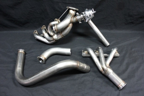 KB4 Stainless Steel Headers with Wastegate and Blow Off KB4 Stainless Steel Headers with Wastegate and Blow Off