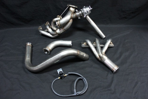KB4 Stainless Steel Headers with Wastegate and Blow Off