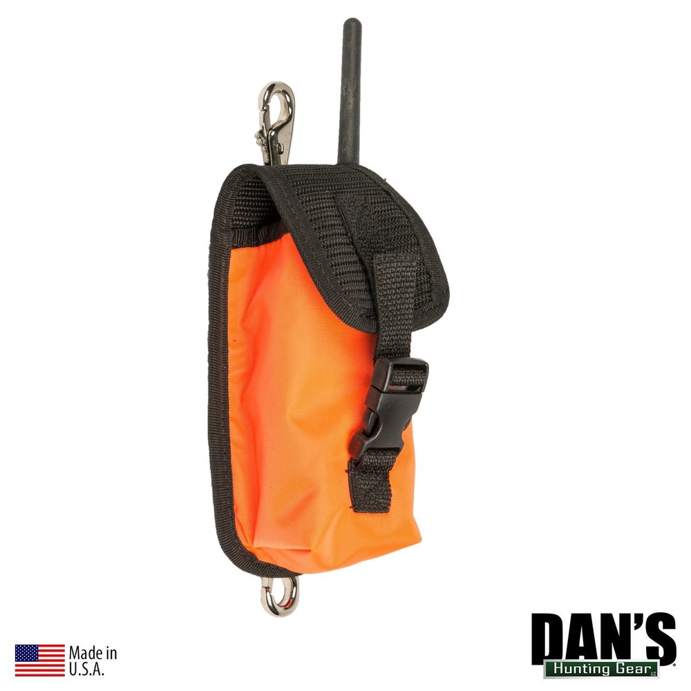 Enclosed Garmin Pouch (Orange) with Snaps Enclosed Garmin Pouch (Orange) with Snaps