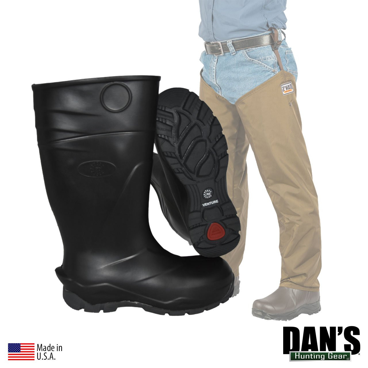 New! Venture lightweight Boot with Dan's Five Star Briar Chap