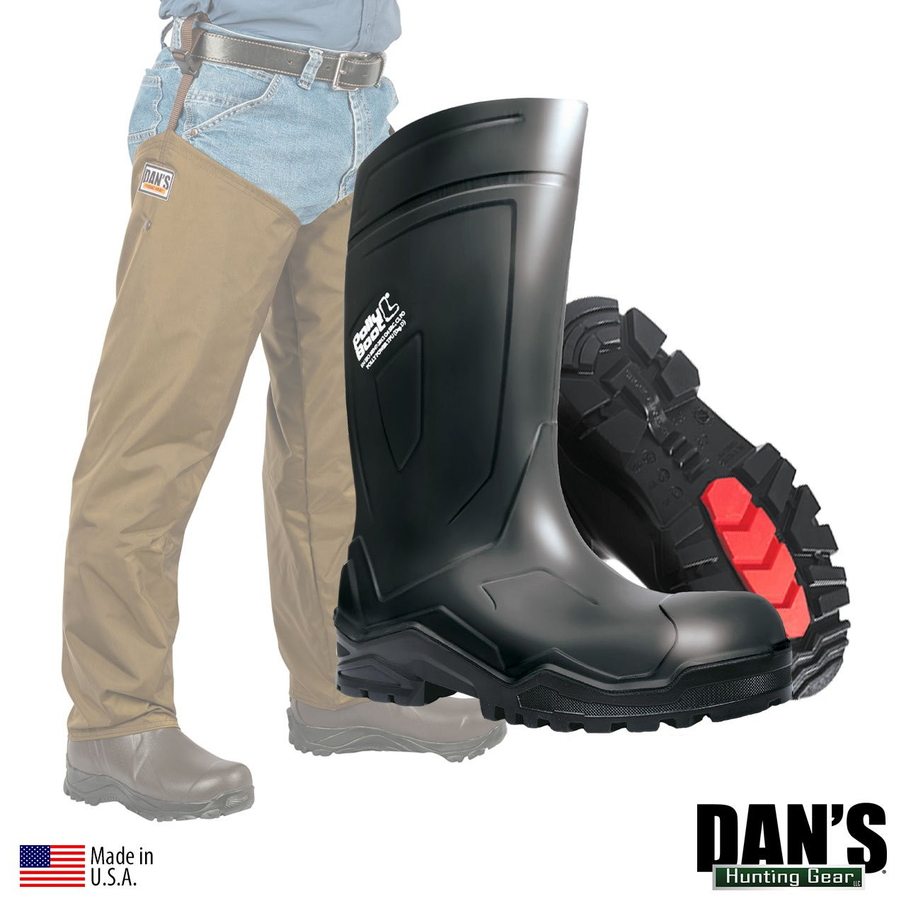 New!!! Polly Power Boot with  Dan's Snake Protector Chap