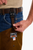 Close-up of the Belt Buckle | for durable 1000-denier material and reinforced stitching on Dan’s Brush Buster Froglegs | Dan's Briar Proof | Briarproof Superstore