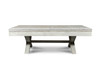 Whitewash dining billiards table by Nixon Billiards