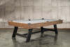 Hunter Slate Pool Table w Dining Top Option | Brushed Walnut w Metal Legs