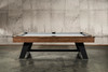 Hunter Slate Pool Table w Dining Top Option | Brushed Walnut w Metal Legs
