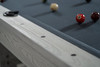 Rocky Slate Pool Table in White Wash