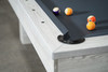 Rocky Slate Pool Table in White Wash