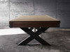 Nixon Billiards Portland Slate Pool Table in Rustic Brown
