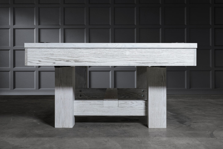 Rocky Slate Pool Table in White Wash