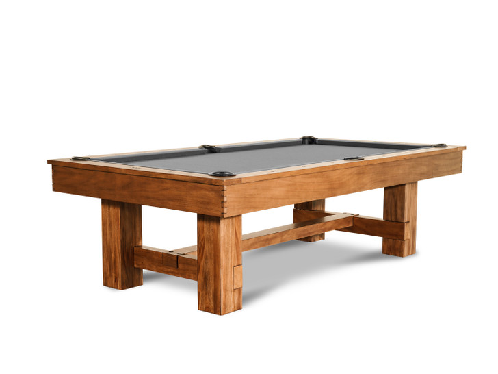 Presli Slate Pool Table with dining top option by Nixon Billiards.