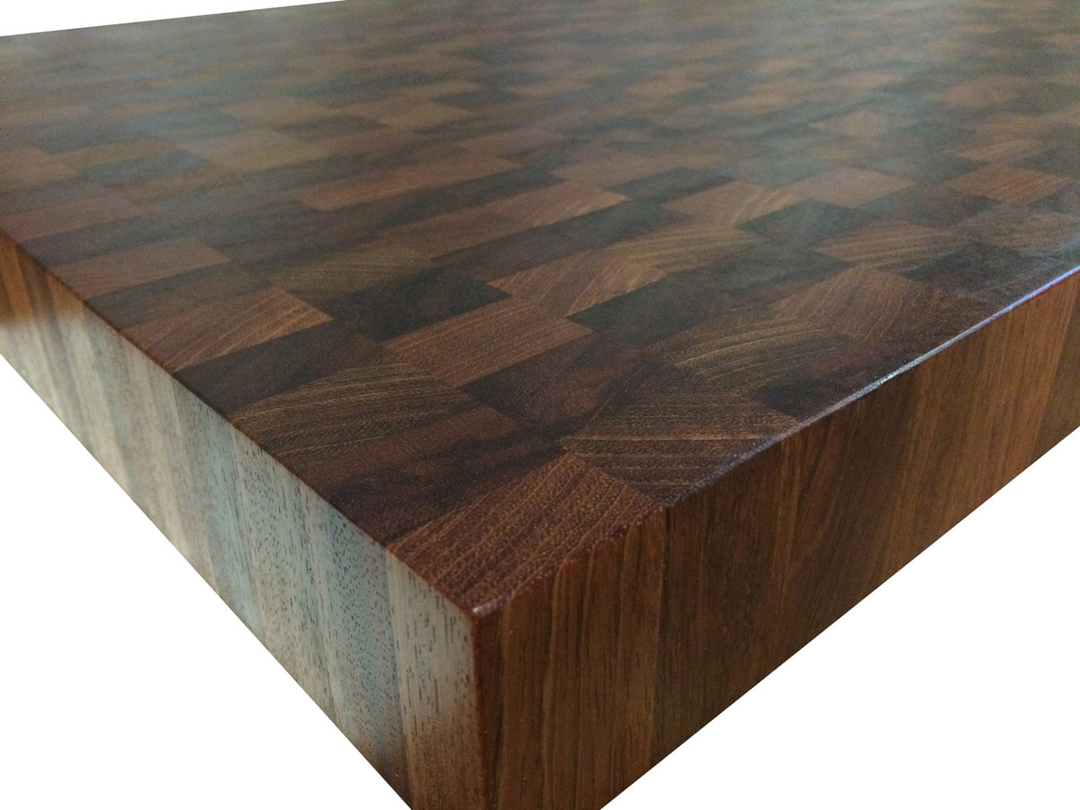 End Grain Jatoba Butcher Block Countertop Sample