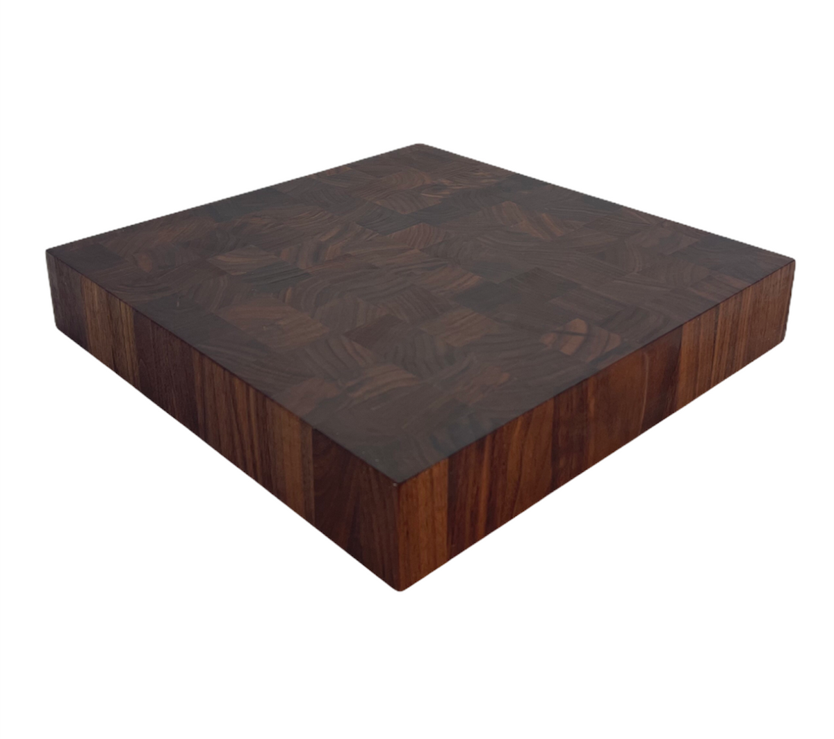 Black Walnut Butcher-Block Cutting Board with Invisible Inner