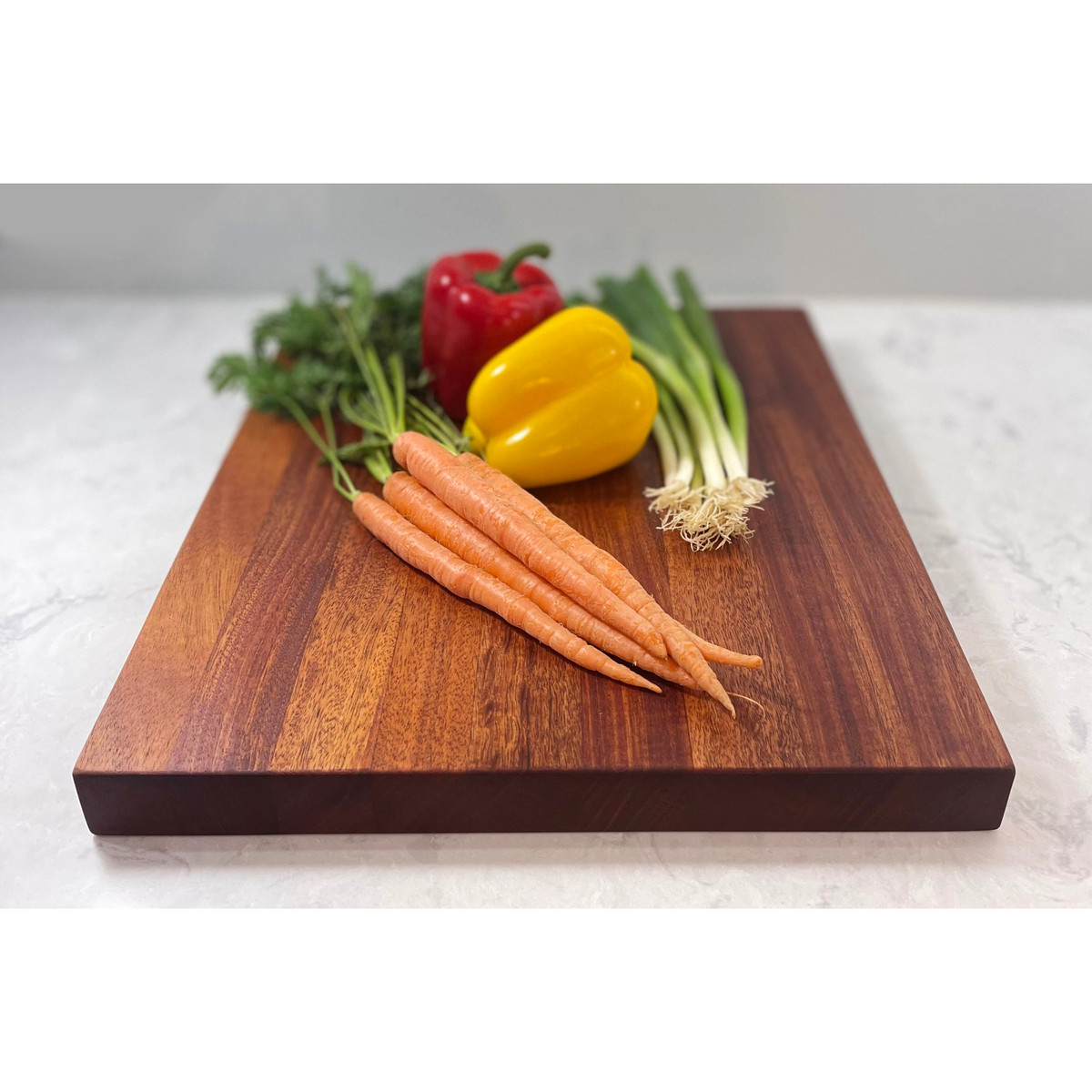 African Mahogany Cutting Board Wooden Stove Top Cover Box Style