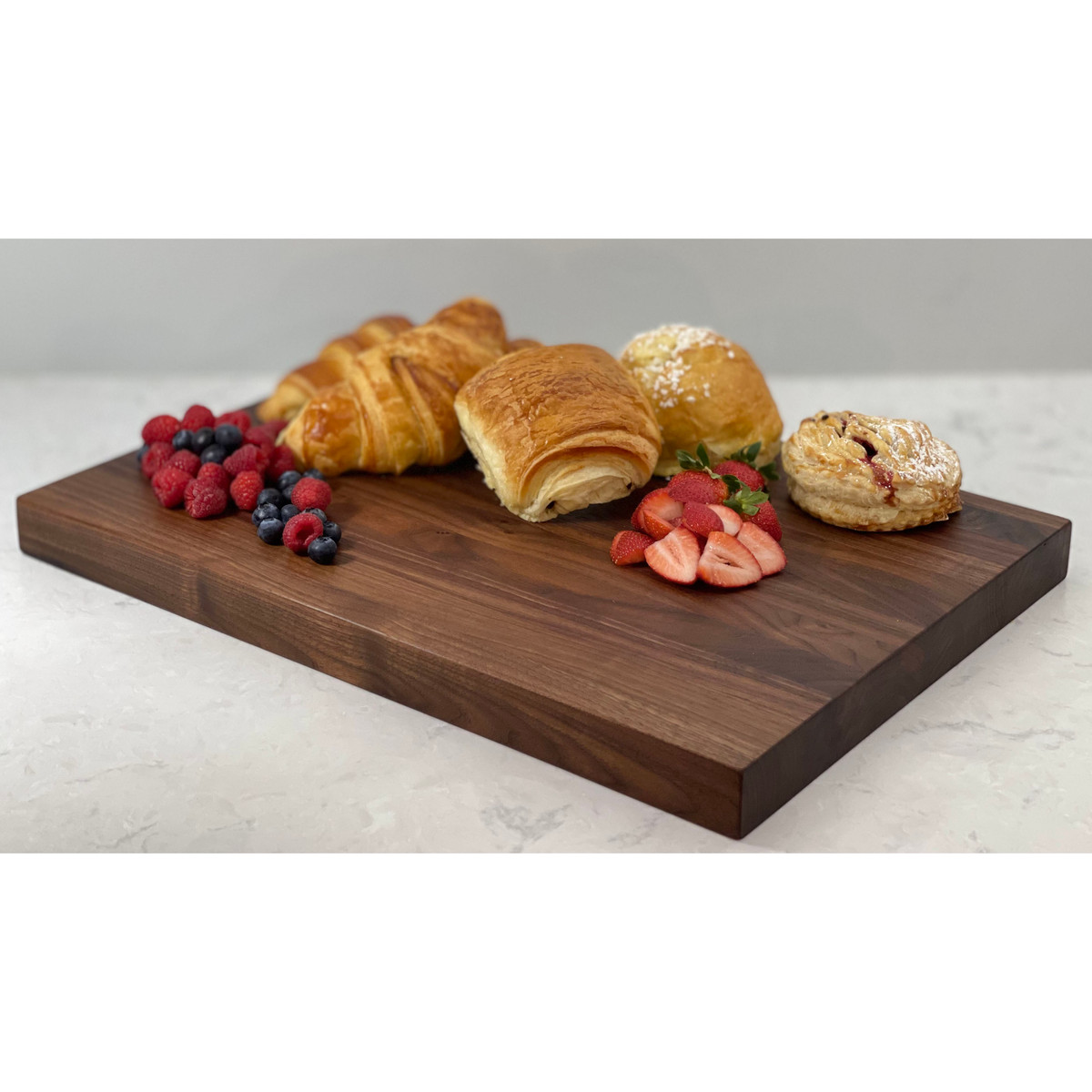 Black Walnut Butcher Block Cutting Board with Invisible Inner