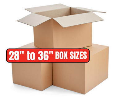 28" to 36" Corrugated Boxes