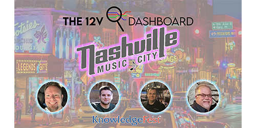 Join me in Nashville and learn how to optimize your sales process with The 12V Dashboard!
