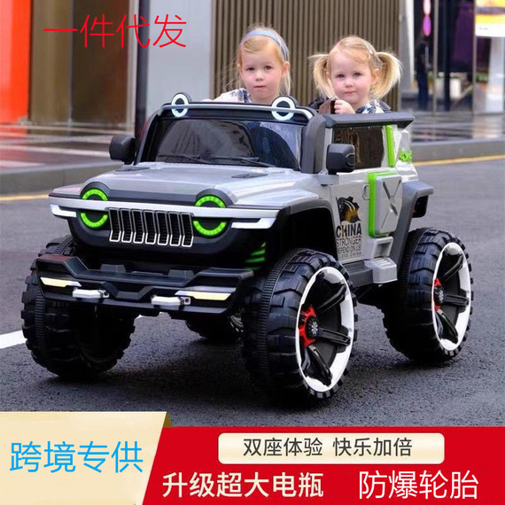 צעצוע מכונית חשמלית לילדים גדולה עם יכולת לשבת