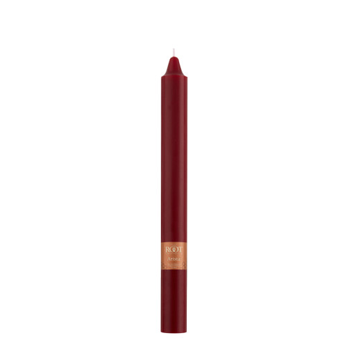 Smooth 9" Arista™ Garnet Single Candle