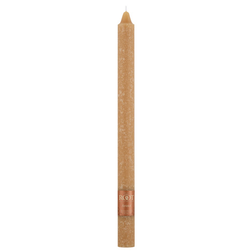 12" Timberline™ Arista™ Beeswax Single Candle