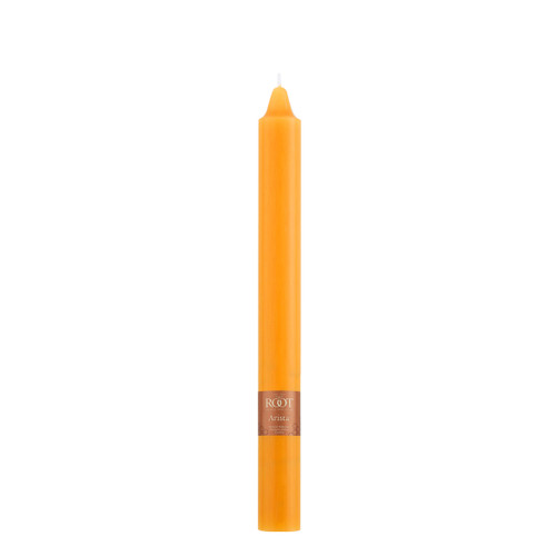 Smooth 9" Arista™ Butterscotch Single Candle