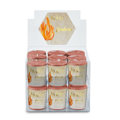 Embers 20 Hour Beeswax Blend Box of 18 Votives