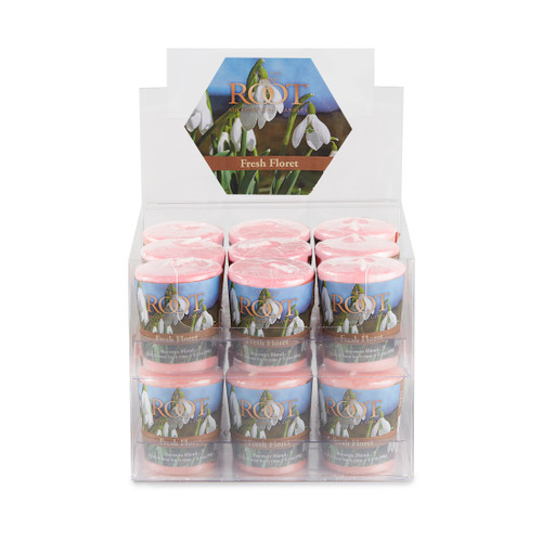 Fresh Floret 20 Hour Beeswax Blend Box of 18 Votives